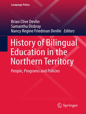 cover image of History of Bilingual Education in the Northern Territory
